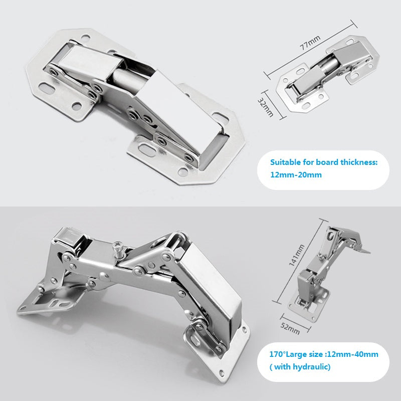 Cabinet hinges - Easy installation of bridge-shaped door hinges