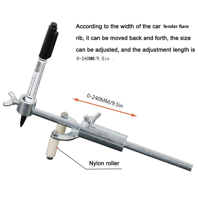 Car Fender Flare Scriber Sheet Metal Dent Repair Tool