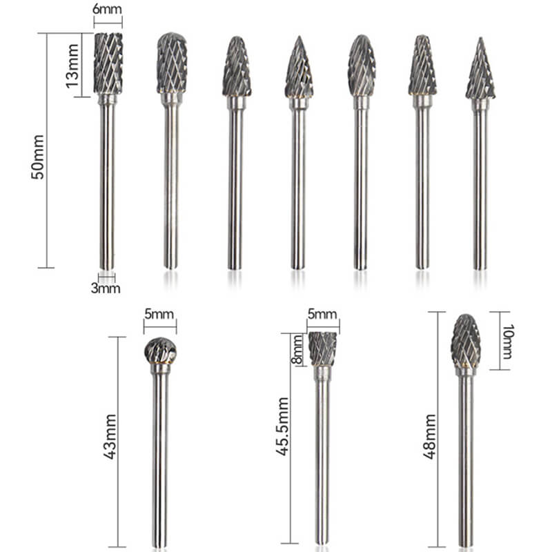 Carbide tungsten steel grinding head