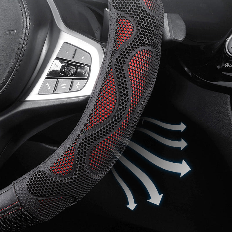 Comfortable wear-resistant breathable steering wheel cover