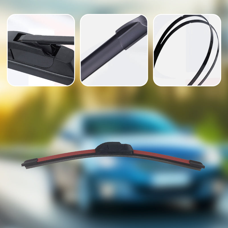 2Pcs Silent Durable Windshield Wiper for Car