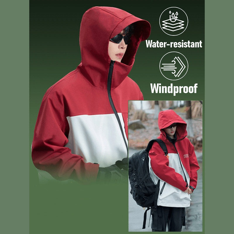 🌪️ Adventure-Ready: Unisex Zippered Shell Jacket!