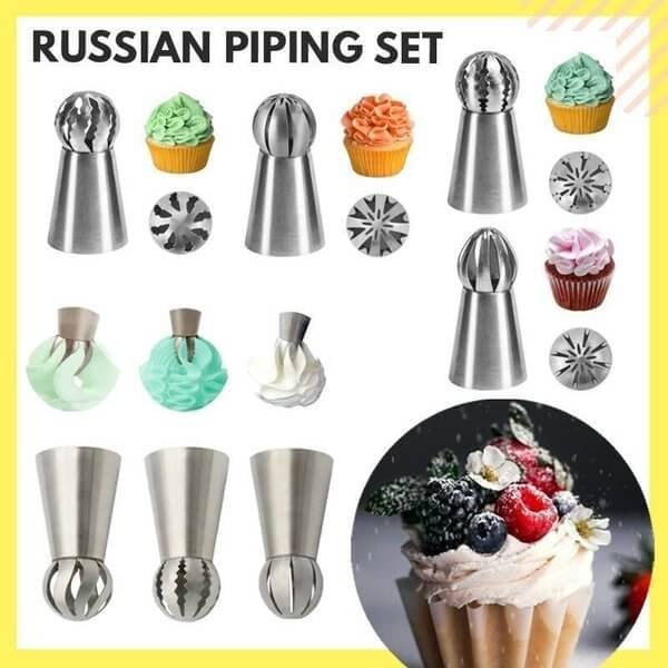 Christmas model stainless steel laminating spout baking tool set