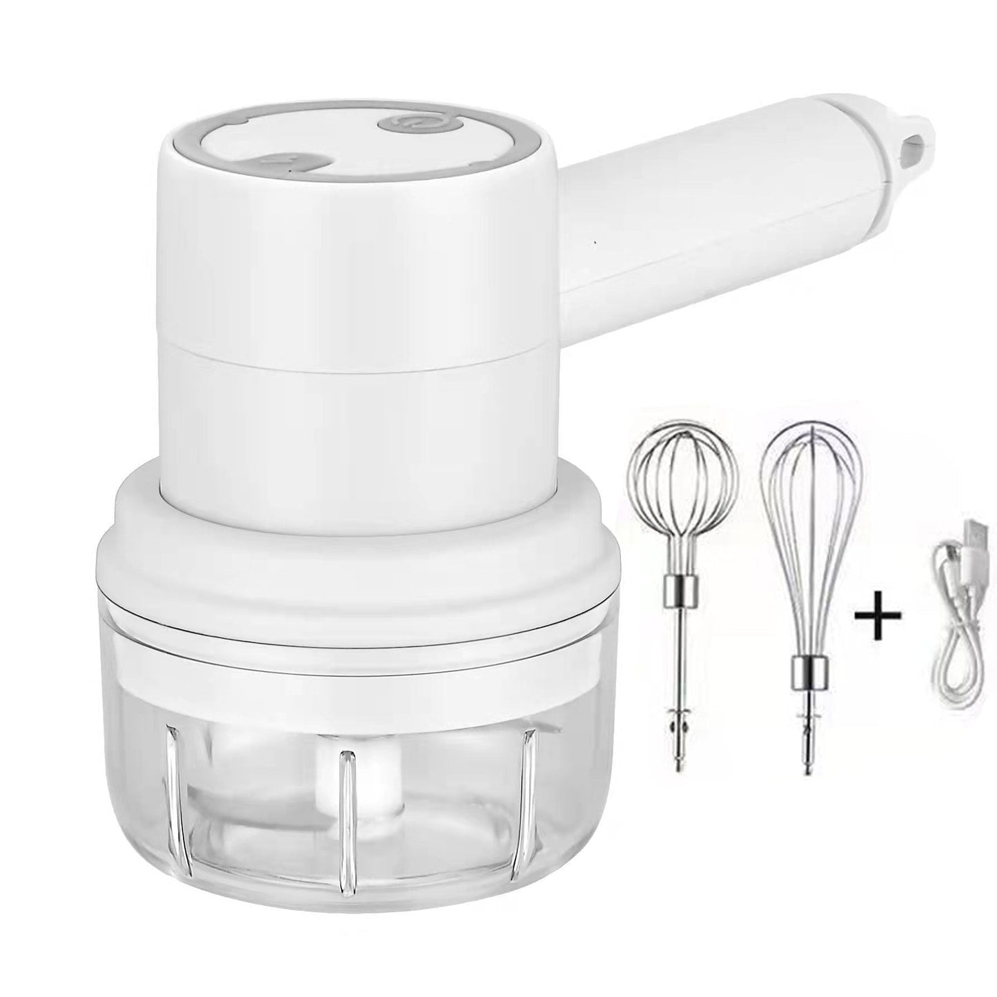 2-in-1 Electric Whisk and Meat Grinder