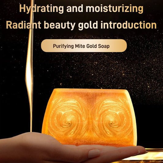 Deep Cleansing Moisturizing Golden Perfume Soap