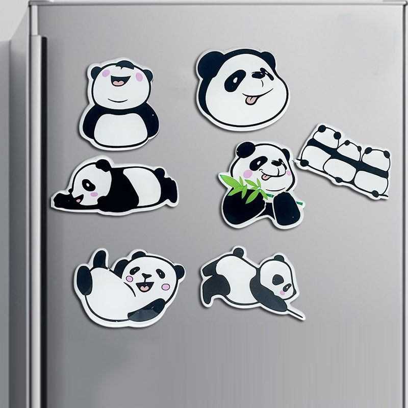 Acrylic Panda Refrigerator Magnet