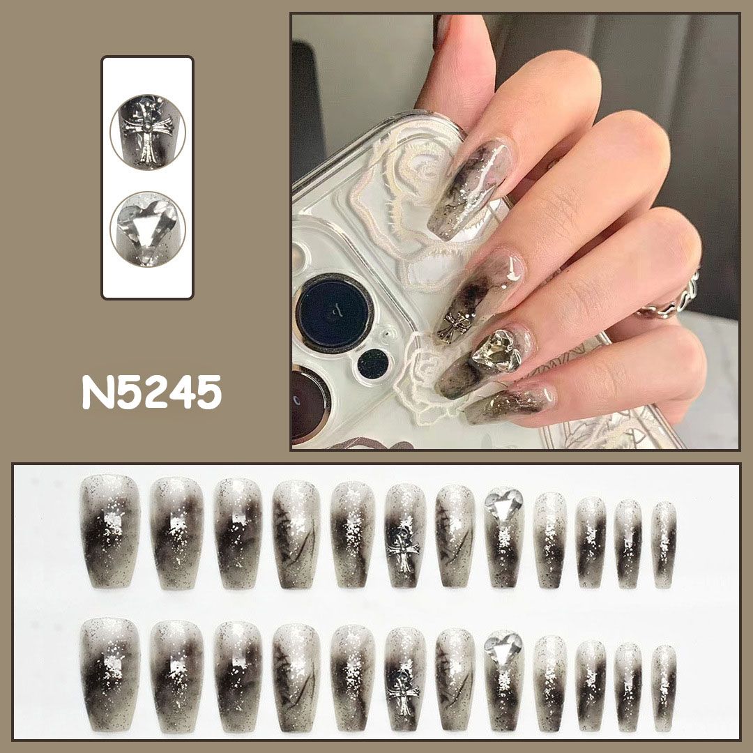 24 Sheets Press-on Delicate Long Nails