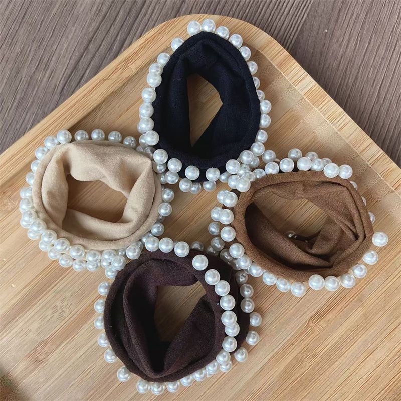 5PCS High-elastic Widened Pearl Hairband