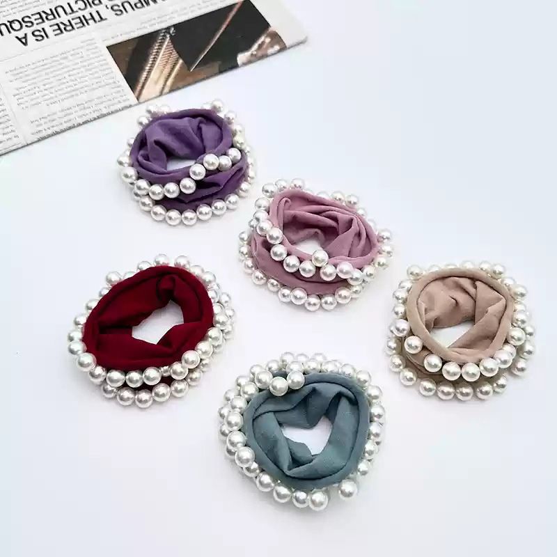 5PCS High-elastic Widened Pearl Hairband