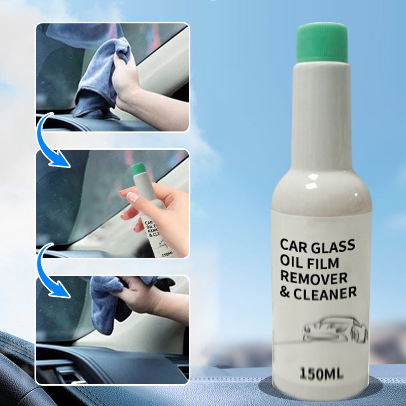 Car Glass Oil Film Remover & Cleaner