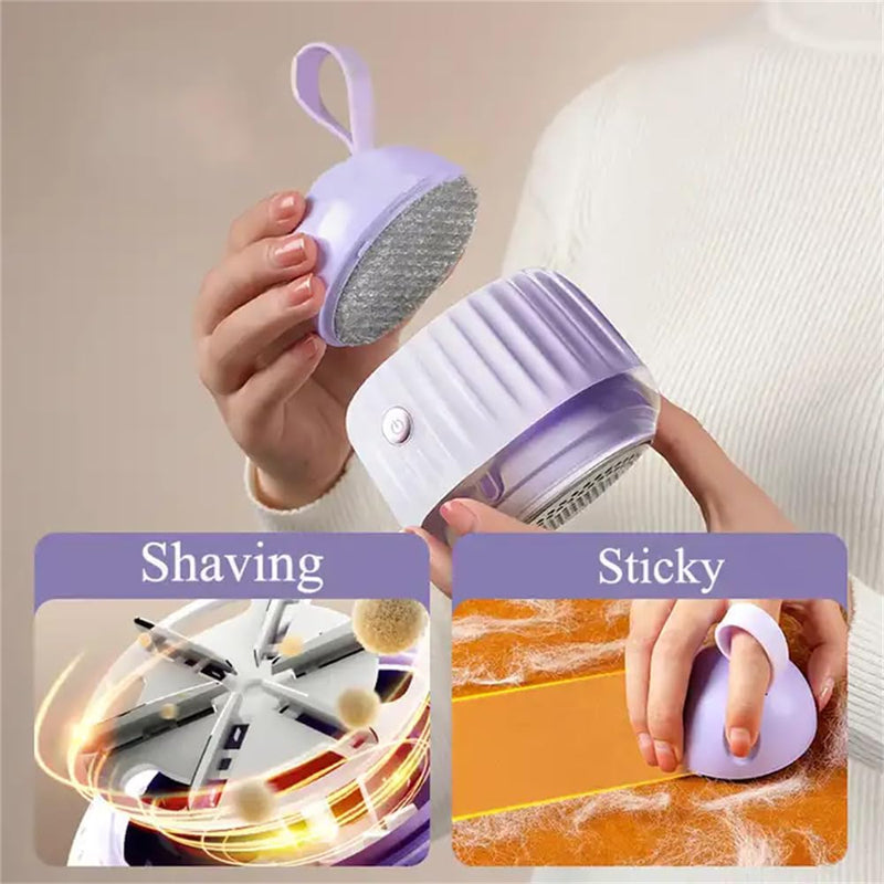 2-in-1 Lint Removal Portable Electric Trimmer